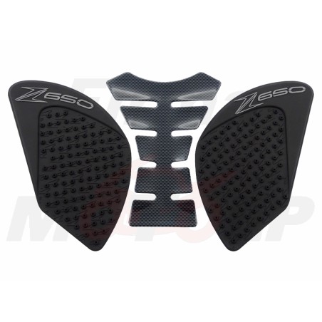 TANK PAD + OSŁONY BOCZNE ZBIORNIKA SIDE GRIP KAWASAKI Z650 Z 650 Z-650 roczniki 2017-2018