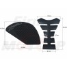 TANK PAD + OSŁONY BOCZNE ZBIORNIKA SIDE GRIP KAWASAKI Z650 Z 650 Z-650 roczniki 2017-2018