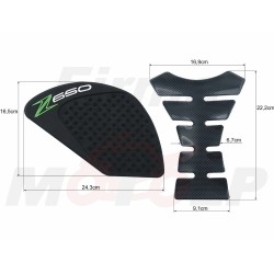 TANK PAD + OSŁONY BOCZNE ZBIORNIKA SIDE GRIP KAWASAKI Z650 Z 650 Z-650 roczniki 2017-2018
