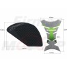 TANK PAD + OSŁONY BOCZNE ZBIORNIKA SIDE GRIP KAWASAKI Z650 Z 650 Z-650 roczniki 2017-2018