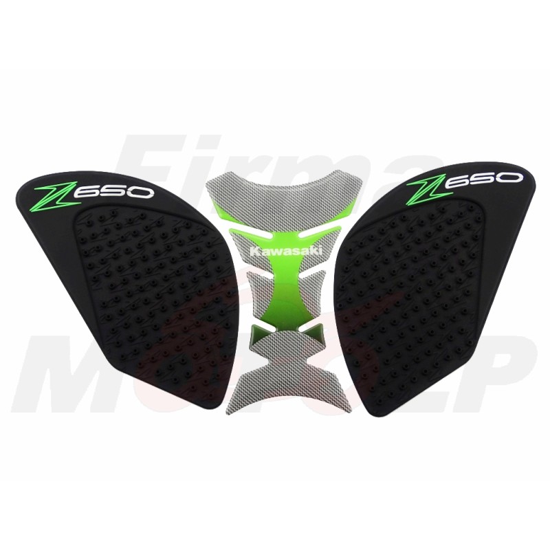 TANK PAD + OSŁONY BOCZNE ZBIORNIKA SIDE GRIP KAWASAKI Z650 Z 650 Z-650 roczniki 2017-2018