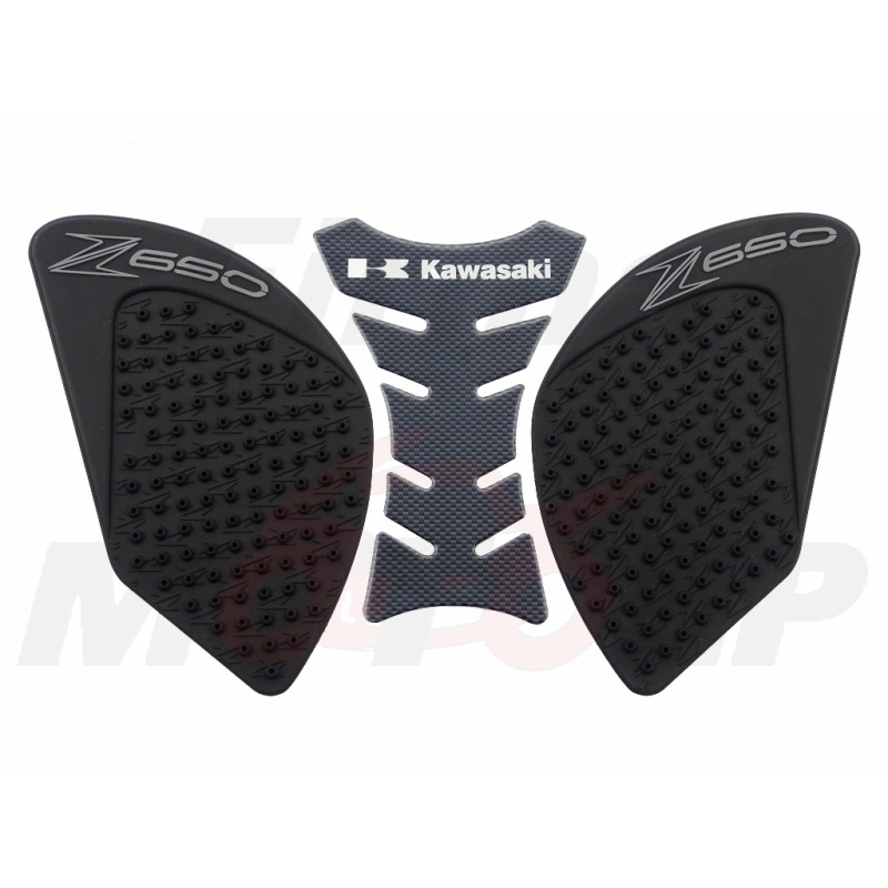 TANK PAD + OSŁONY BOCZNE ZBIORNIKA SIDE GRIP KAWASAKI Z650 Z 650 Z-650 roczniki 2017-2018