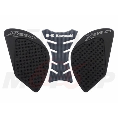 TANK PAD + OSŁONY BOCZNE ZBIORNIKA SIDE GRIP KAWASAKI Z650 Z 650 Z-650 roczniki 2017-2018