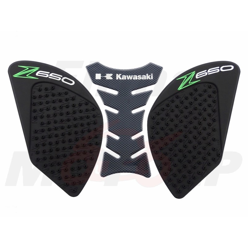 TANK PAD + OSŁONY BOCZNE ZBIORNIKA SIDE GRIP KAWASAKI Z650 Z 650 Z-650 roczniki 2017-2018
