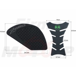 TANK PAD + OSŁONY BOCZNE ZBIORNIKA SIDE GRIP KAWASAKI Z650 Z 650 Z-650 roczniki 2017-2018