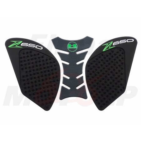 TANK PAD + OSŁONY BOCZNE ZBIORNIKA SIDE GRIP KAWASAKI Z650 Z 650 Z-650 roczniki 2017-2018