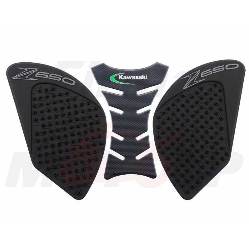 TANK PAD + OSŁONY BOCZNE ZBIORNIKA SIDE GRIP KAWASAKI Z650 Z 650 Z-650 roczniki 2017-2018