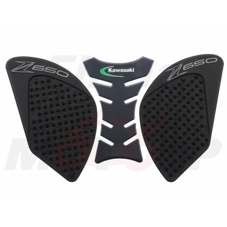 TANK PAD + OSŁONY BOCZNE ZBIORNIKA SIDE GRIP KAWASAKI Z650 Z 650 Z-650 roczniki 2017-2018