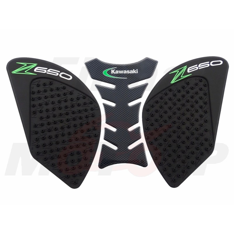 TANK PAD + OSŁONY BOCZNE ZBIORNIKA SIDE GRIP KAWASAKI Z650 Z 650 Z-650 roczniki 2017-2018