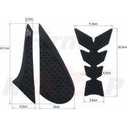 TANK PAD +OSŁONY BOCZNE ZBIORNIKA SIDE GRIP KAWASAKI Z800 Z 800 Z-800 roczniki 2013-2016