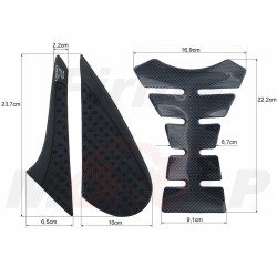 TANK PAD +OSŁONY BOCZNE ZBIORNIKA SIDE GRIP KAWASAKI Z800 Z 800 Z-800 roczniki 2013-2016