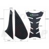 TANK PAD +OSŁONY BOCZNE ZBIORNIKA SIDE GRIP KAWASAKI Z800 Z 800 Z-800 roczniki 2013-2016