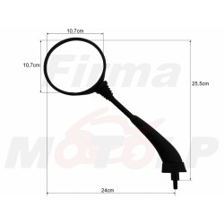 LUSTRA LUSTERKA LUSTRO LUSTERKO PIAGGIO FREE 50 FL HOMOLOGACJA E11 M8 8MM