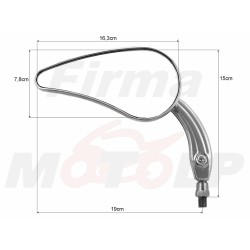 LUSTRA LUSTERKA CHROM SUZUKI M1500 M90 800 1500 1600 INTRUDER