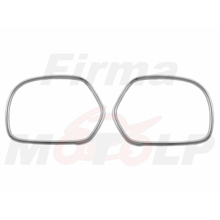 NAKŁADKI OBWÓDKI RAMKI CHROMOWNE AKCENTY NA LUSTERKA HONDA GL 1800 GOLDWING roczniki 2001-2009