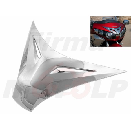 OSŁONA NAKŁADKA PODSZYBIE NOSEK CHROMOWANY AKCENT HONDA GL 1800 GOLD WING roczniki 2012-2017