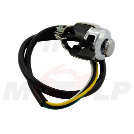 WŁĄCZNIK KLAKSONU ŚWIATEŁ KILL SWITCH PRZEŁĄCZNIK DIP CHROM NA KIEROWNICĘ 22MM