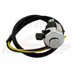 WŁĄCZNIK KLAKSONU ŚWIATEŁ KILL SWITCH PRZEŁĄCZNIK DIP CHROM NA KIEROWNICĘ 22MM