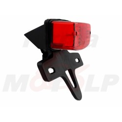 TYLNA LAMPA TYŁ DO MONTAŻU NA BŁOTNIK Z UCHWYTEM TABLICY REJESTRACYJNEJ 12V 21/5W