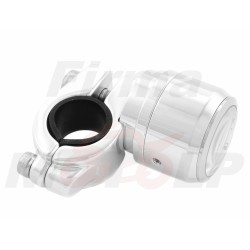 ZEGAREK MOTOCYKLOWY Z BIAŁĄ TARCZĄ NA KIEROWNICĘ 22MM / 25,4MM 1 CAL