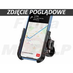 METALOWY UCHWYT MOCOWANIE NA TELEFON SMARTFON OBEJMA NA KIEROWNICĘ 22MM - 32MM