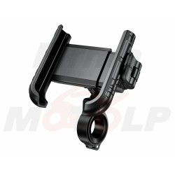 METALOWY UCHWYT MOCOWANIE NA TELEFON SMARTFON OBEJMA NA KIEROWNICĘ 22MM - 32MM