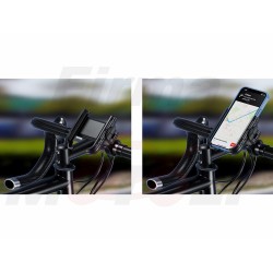 METALOWY UCHWYT MOCOWANIE NA TELEFON SMARTFON OBEJMA NA KIEROWNICĘ 22MM - 32MM
