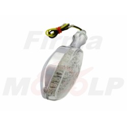 MIGACZE KIERUNKOWSKAZY KIERUNKI CLEAR LED 44 DIODY CHROM HOMOLOGACJA E11