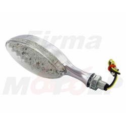 MIGACZE KIERUNKOWSKAZY KIERUNKI CLEAR LED 44 DIODY CHROM HOMOLOGACJA E11