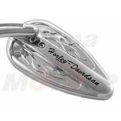 LUSTRA LUSTERKA CHROMOWANE METALOWE HARLEY DAVIDSON HD H-D GWINT 8MM
