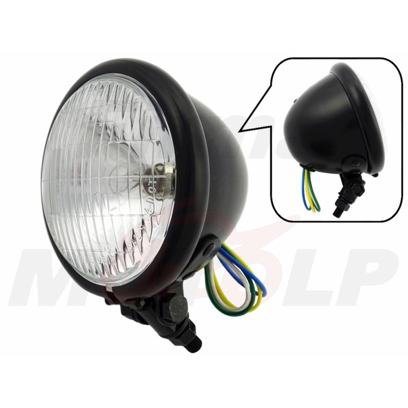 REFLEKTOR LIGHTBAR DODATKOWA PRZEDNIA LAMPA PRZÓD 4,5 CALA METAL CZARNY MAT