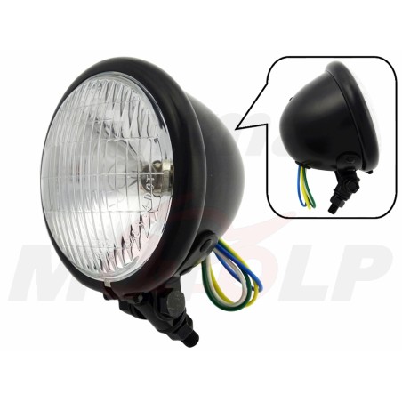 REFLEKTOR LIGHTBAR DODATKOWA PRZEDNIA LAMPA PRZÓD 4,5 CALA METAL CZARNY MAT