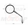 LUSTRA LUSTERKA CHROM METAL M10 10MM CHOPPER DRAG KLASYK HOMOLOGACJA E4