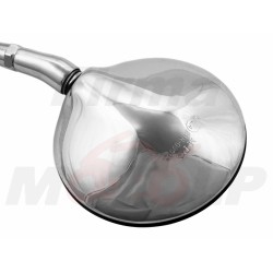 LUSTRA LUSTERKA CHROM METAL M10 10MM CHOPPER DRAG KLASYK HOMOLOGACJA E4