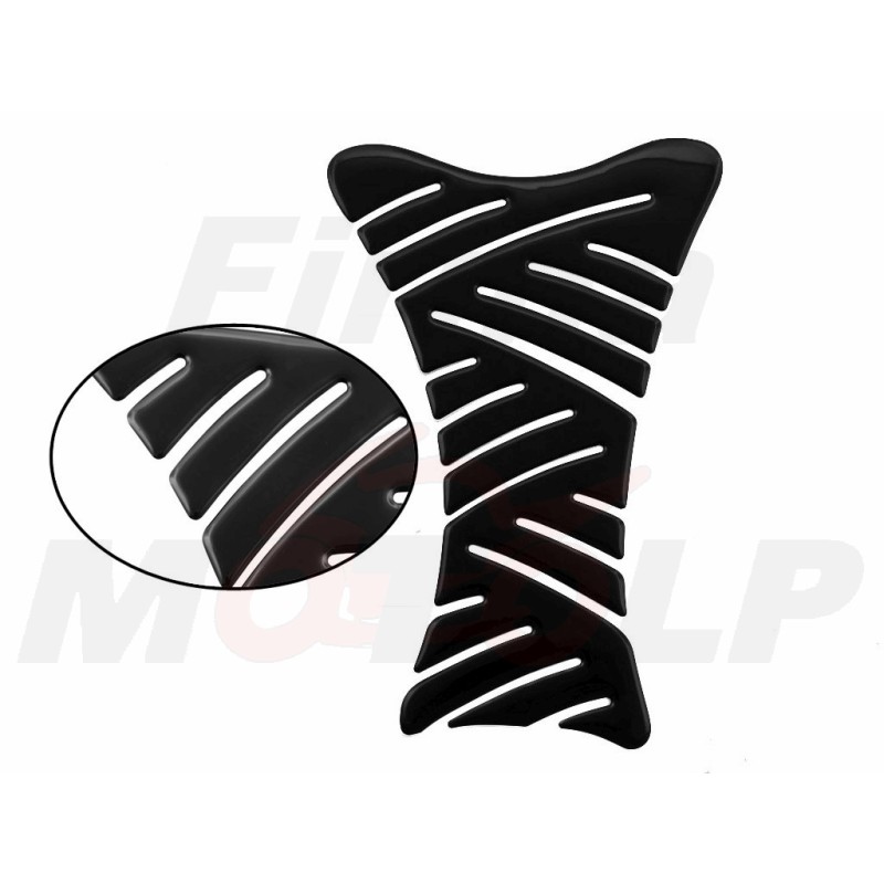 CENTRALNY TANK PAD TANKPAD NAKLEJKA NA ZBIORNIK BAK PALIWA CZARNY WYCINANY