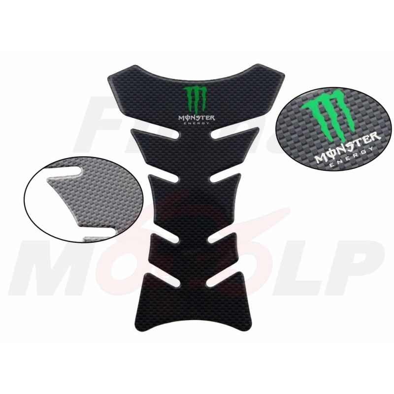 CENTRALNY TANK PAD TANKPAD NAKLEJKA NA ZBIORNIK BAK PALIWA CARBON MONSTER ENERGY