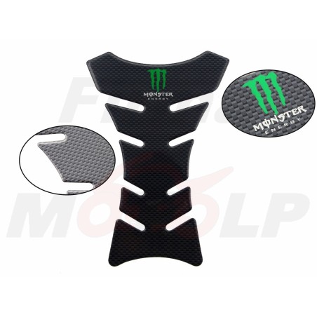 CENTRALNY TANK PAD TANKPAD NAKLEJKA NA ZBIORNIK BAK PALIWA CARBON MONSTER ENERGY