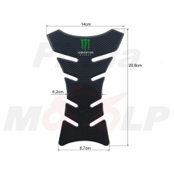 CENTRALNY TANK PAD TANKPAD NAKLEJKA NA ZBIORNIK BAK PALIWA CARBON MONSTER ENERGY