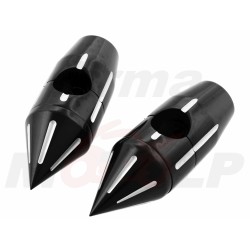 CZARNE UCHWYTY MOCOWANIA RISERY DO KIEROWNICY 25,4MM 1 CAL CALOWEJ