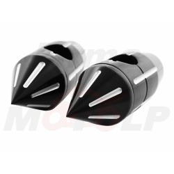 CZARNE UCHWYTY MOCOWANIA RISERY DO KIEROWNICY 25,4MM 1 CAL CALOWEJ