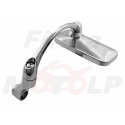 LUSTRA LUSTERKA SFERYCZNE PROSTOKĄTNE CHROMOWANE DO MONTAŻU W KIEROWNICY