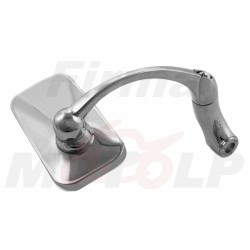 LUSTRA LUSTERKA SFERYCZNE PROSTOKĄTNE CHROMOWANE DO MONTAŻU W KIEROWNICY