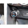 SREBRNA ŁADOWARKA POD GNIAZDO ZAPALNICZKI 2x USB QC 3.0 12V / 24V + WOLTOMIERZ