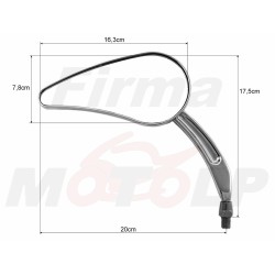 LUSTRA LUSTERKA CHROM YAMAHA XVS 650 1100 DRAG STAR