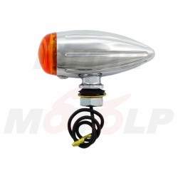 KIERUNKOWSKAZY KIERUNKI MIGACZE CHROMOWANE METALOWE Z WYTŁOCZENIAMI 12V 23W