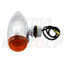 KIERUNKOWSKAZY KIERUNKI MIGACZE CHROMOWANE METALOWE Z WYTŁOCZENIAMI 12V 23W