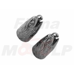 NAKRĘTKA NAKRĘTKI NA WENTYL WENTYLE ZAWÓR WENTYLA ORZEŁ ORZELEK METAL CHROM