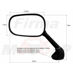 LUSTRA LUSTERKA CZARNE YAMAHA YZF 600 R6 YZF 1000 R1 YZF R46 roczniki 2002 - 2005 HOMOLOGACJA E4