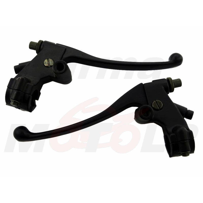 ZESTAW KOMPLET DŹWIGNI UCHWYTY KLAMKI DŹWIGNIA SPRZĘGŁA LEWA HAMULCA PRAWA STRONA