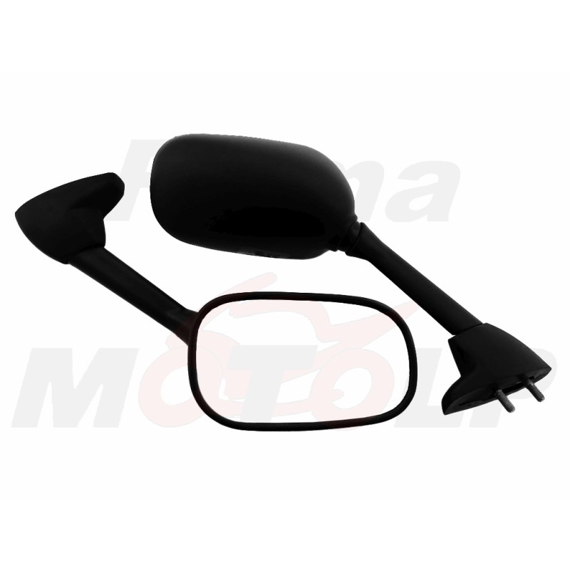 LUSTRA LUSTERKA CZARNE YAMAHA YZF 600 R6 YZF 1000 R1 roczniki 2000-2002 HOMOLOGACJA E4